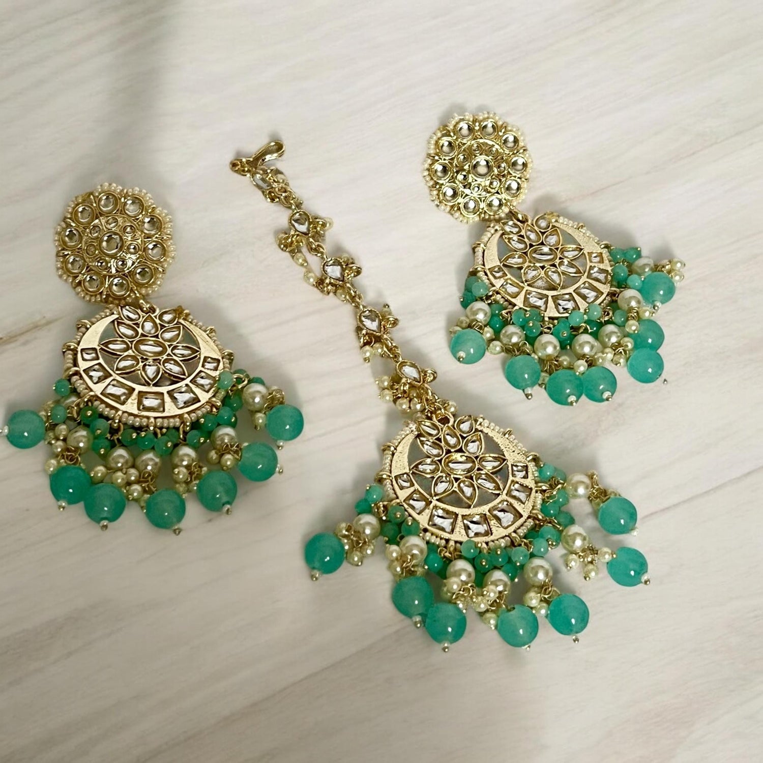 Earrings & Tikka Set