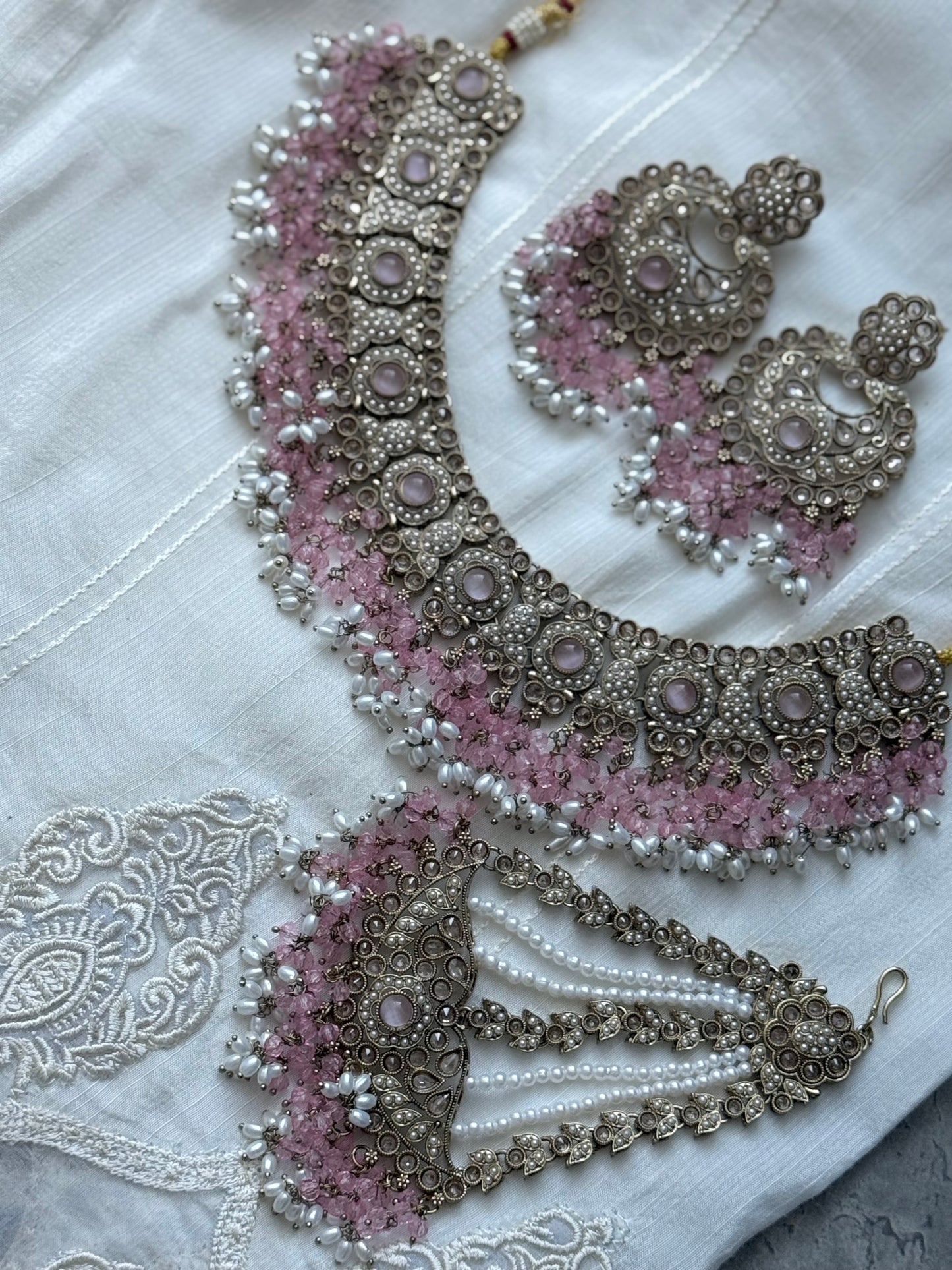 Rosé Royalty Kundan Set