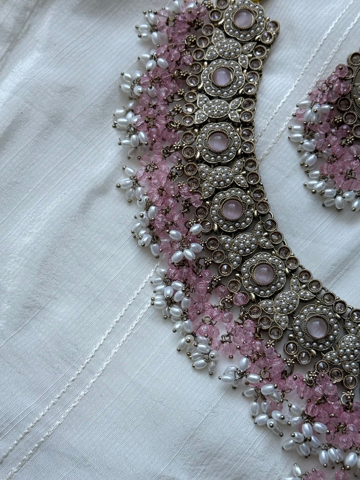 Rosé Royalty Kundan Set