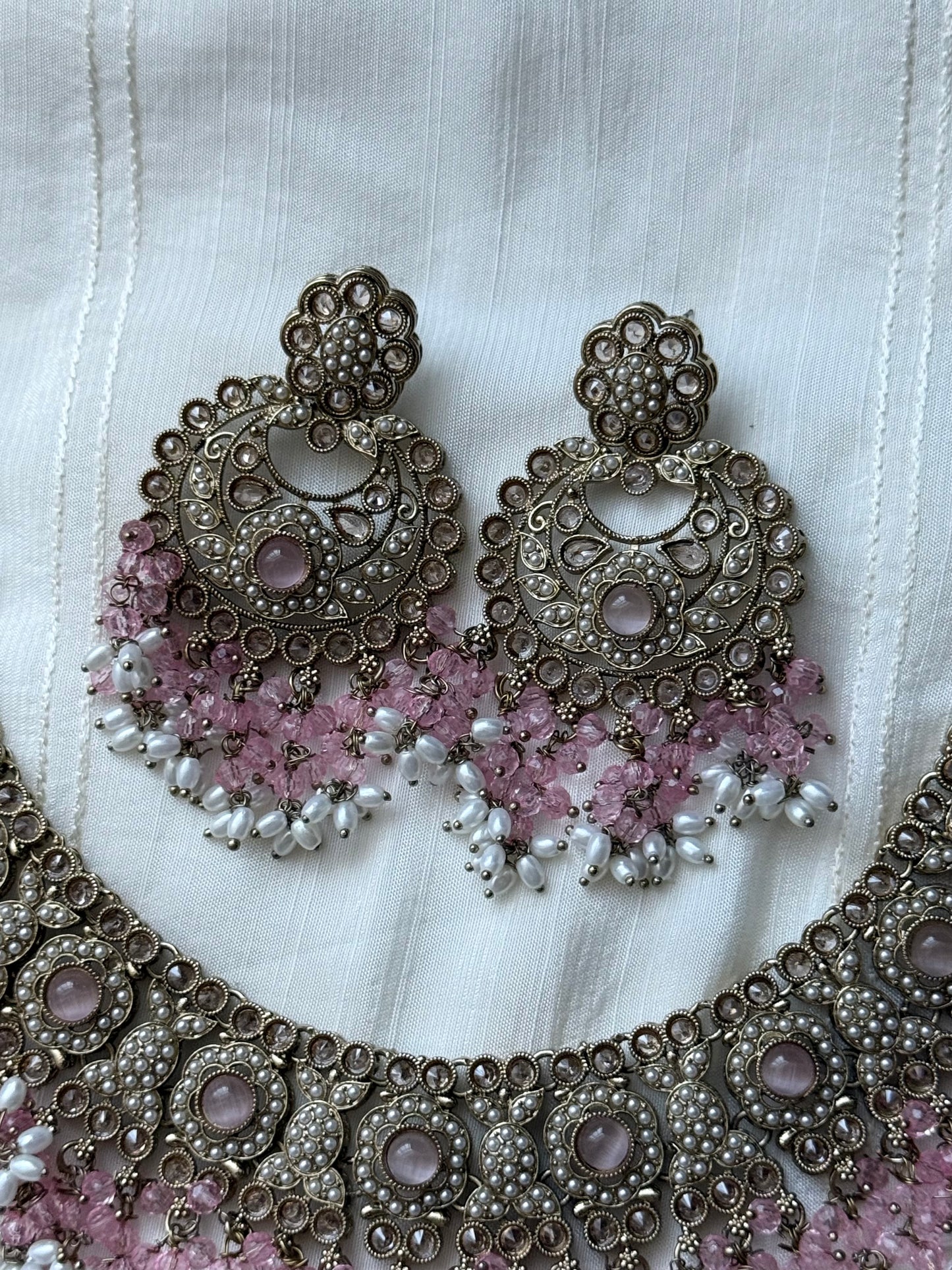 Rosé Royalty Kundan Set
