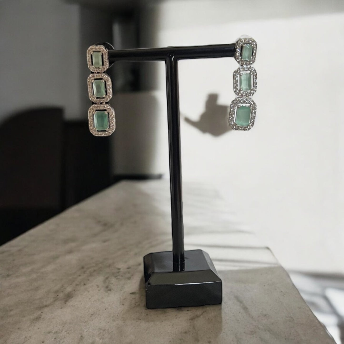 Sea Green Crystal Necklace, Fashion Jewellery for All Occasions