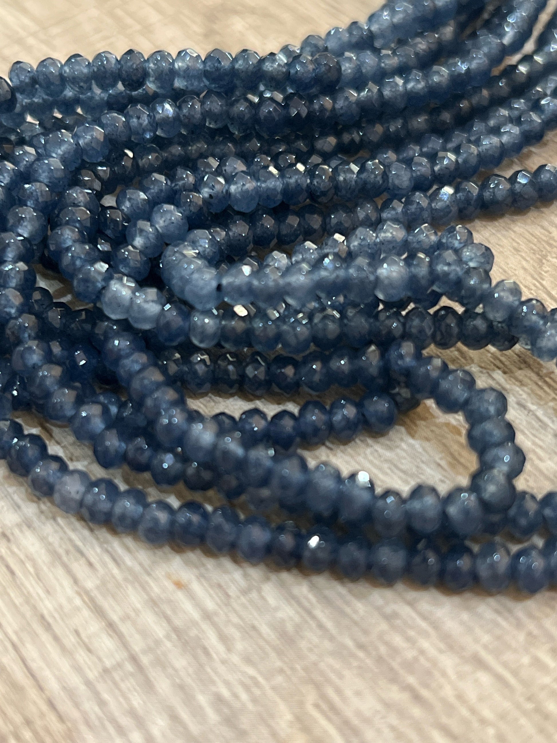 Sapphire Blue, Navy Blue Mala, Traditional jewelry,great for all Ocassions- Semi Precious beads, Rajasthani jewelry