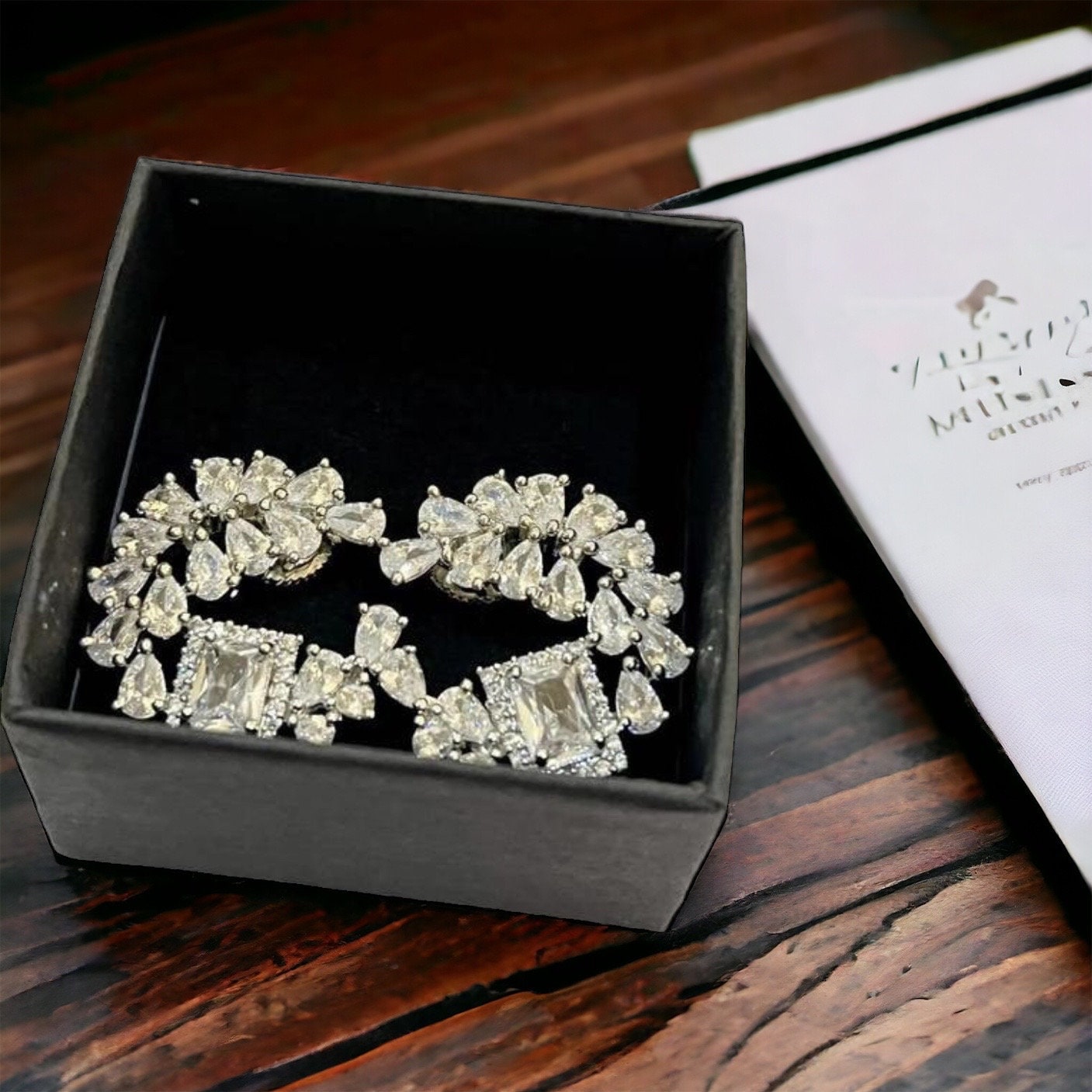 American Diamond Stud Earrings